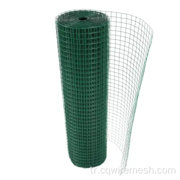 Mesh 25x25mm yeşil vinil kaplı kaynaklı tel örgü